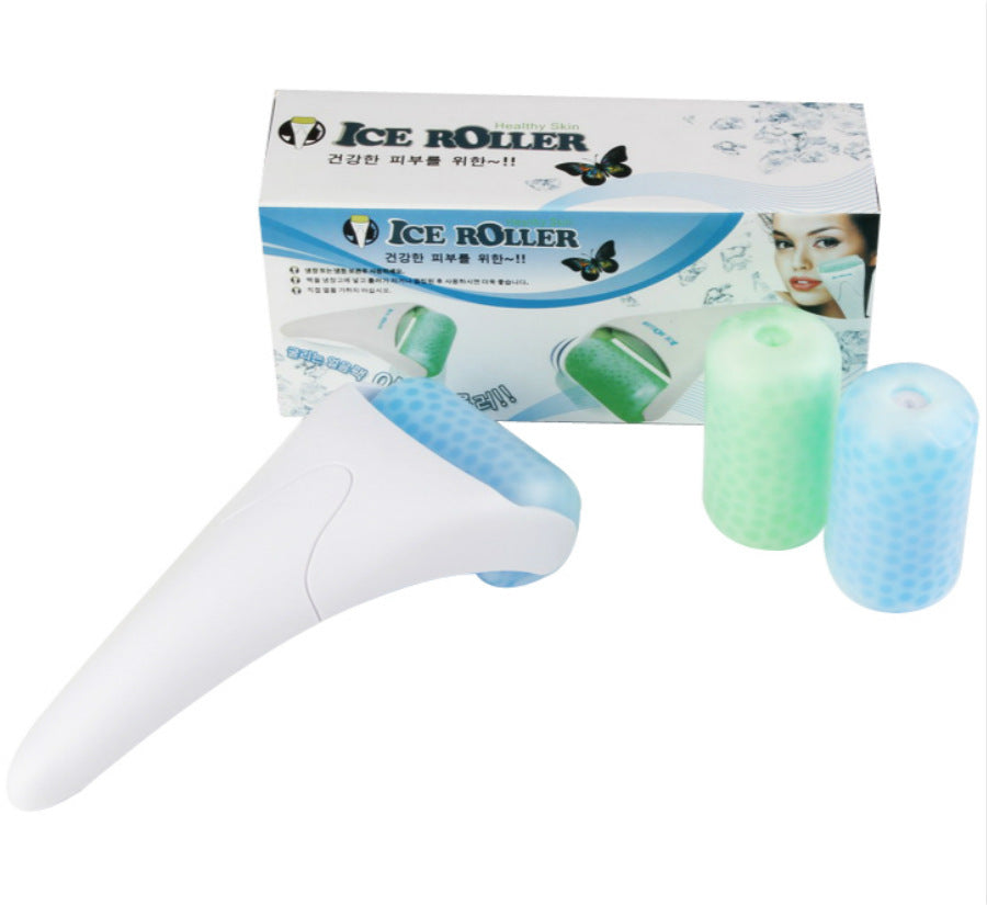 Cooling facial massage tool for puffiness and migraines