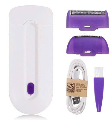 ON SALE SmoothSilk™ Painless Mini Hair Remover – Light-Enhanced Precision Shaver for Face & Body