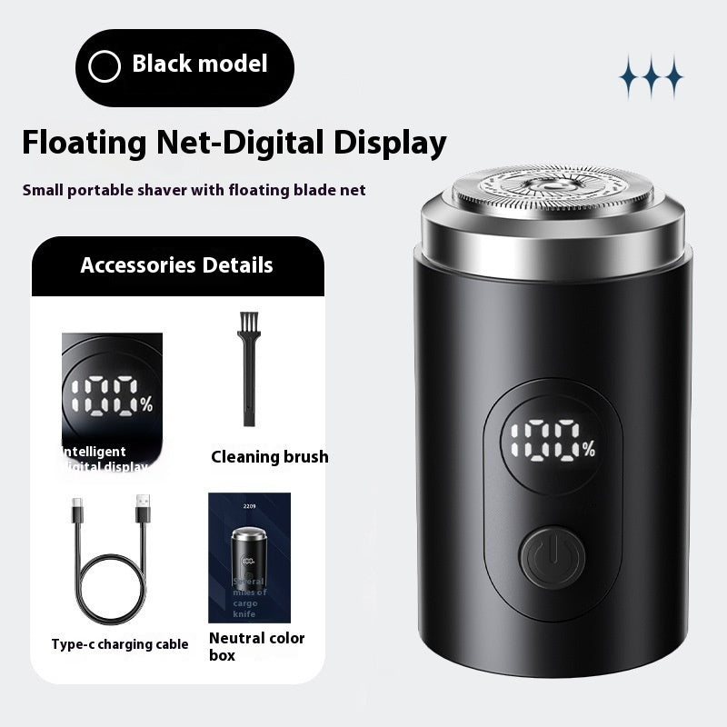 Men’s facial electric shaver with waterproof body