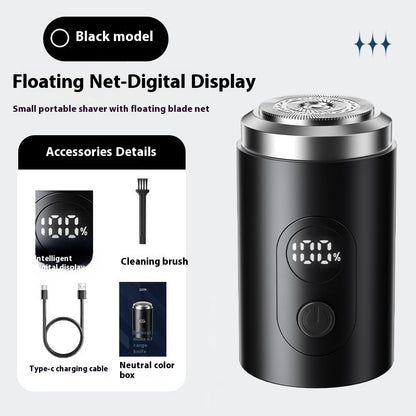Men’s facial electric shaver with waterproof body